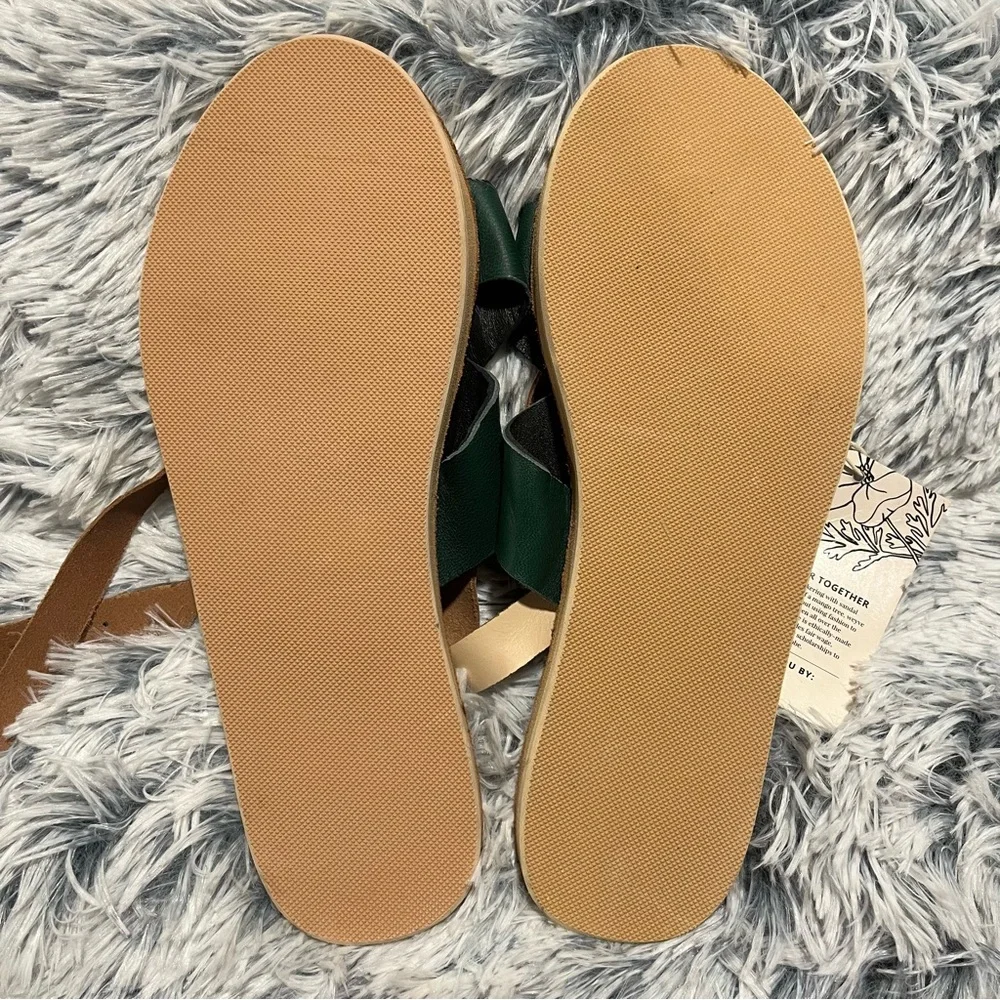 NEW with tags - Sseko Designs Ankle Strap Crossover Sandals - Size 8 - Picture 4 of 10